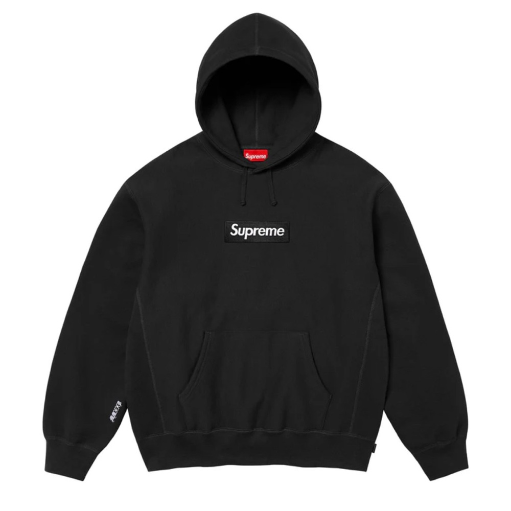 Supreme Box Logo Hooded Sweatshirt FW25 M Black